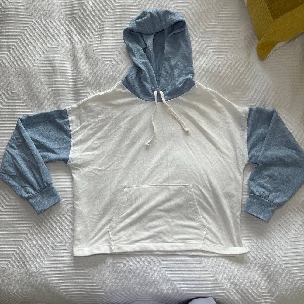 BRAND NEW | Madewell | MWL Madewell Skyterry Hooded Sweatshirt | MEDIUM - Picture 2 of 6